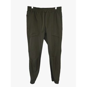 Lululemon Mens License to Train Jogger Pants‎ Size L Green Tapered Athletic